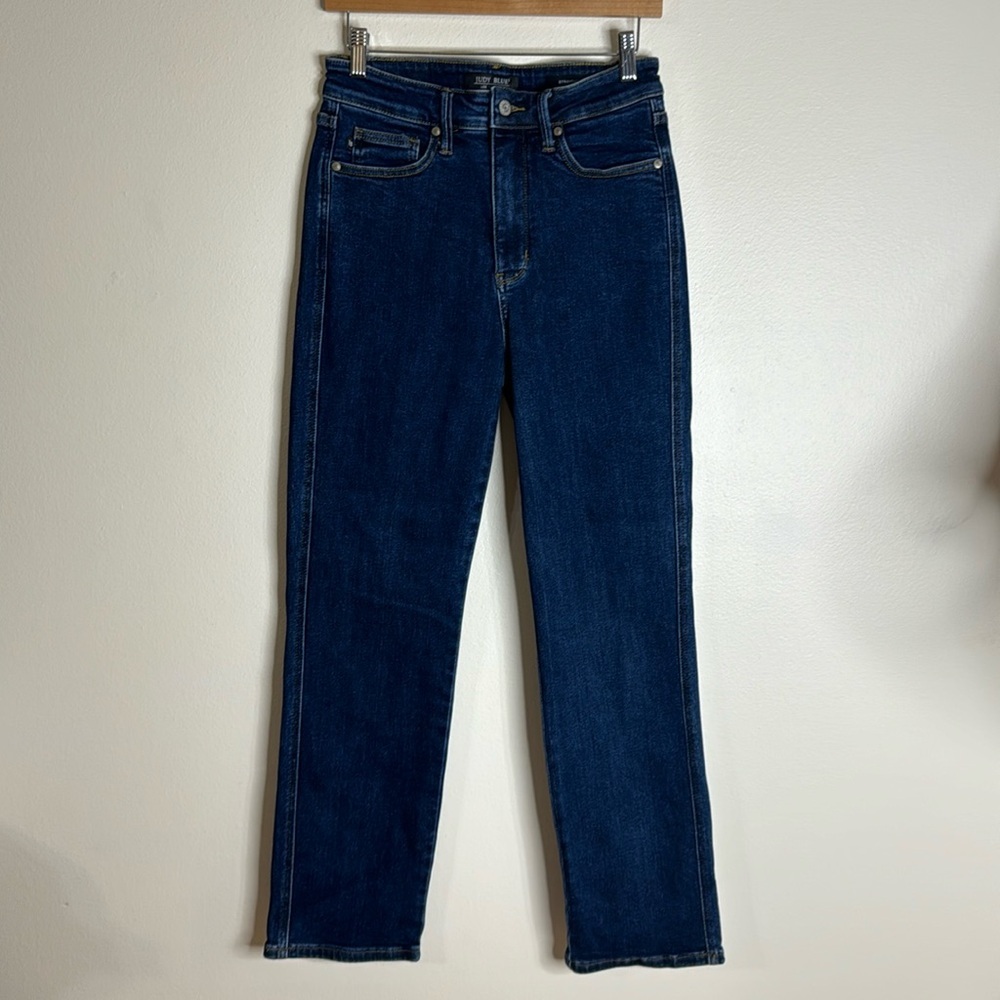 Judy blue ladies straight dark denim jeans size 28